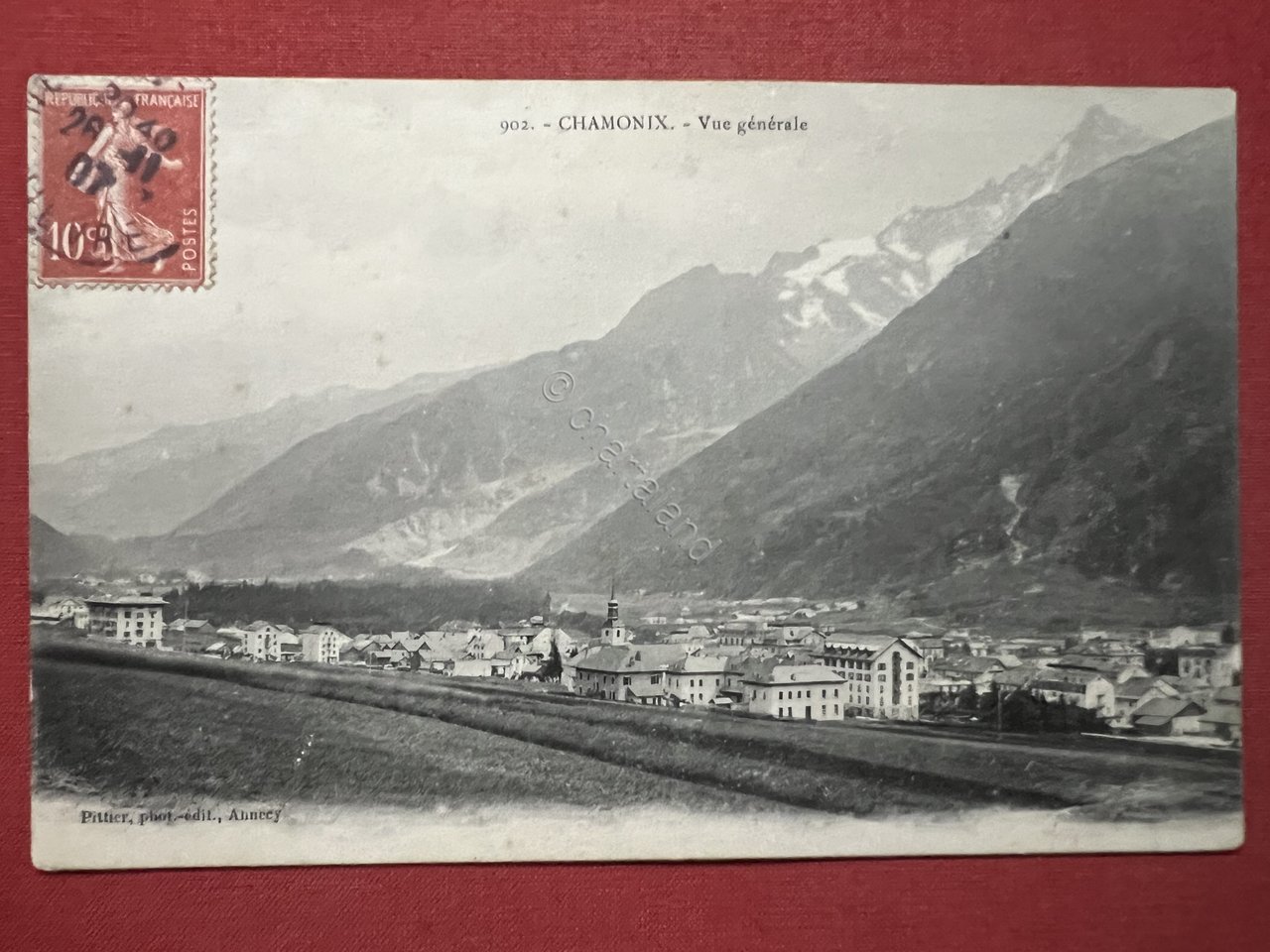 Cartolina - Chamonix - Vue Générale - 1907