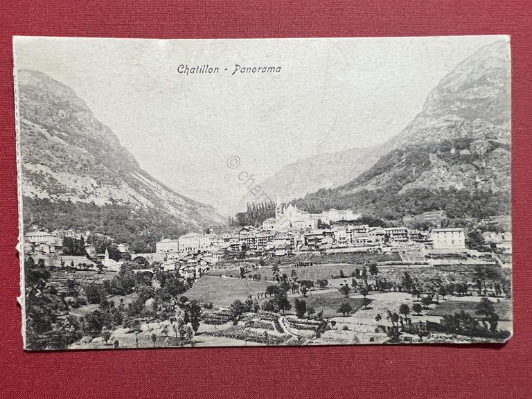 Cartolina - Chatillon ( Valle d'Aosta ) - Panorama - … | Immagine Gallery 2