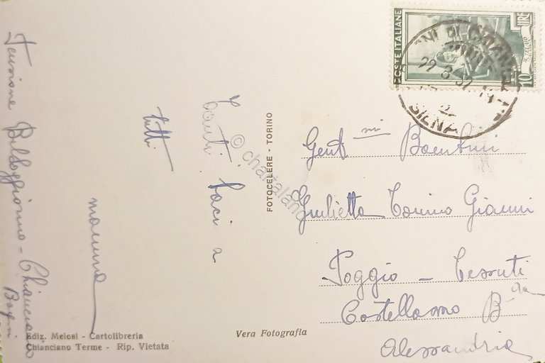 Cartolina - Chianciano Terme - Panorama dal Parco S. Elena …