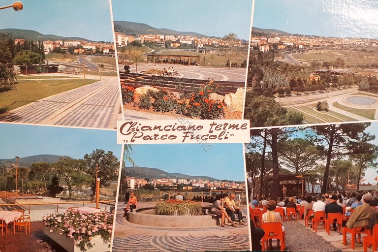 Cartolina - Chianciano Terme - Sorgente Acquasanta - Parco Fucoli …