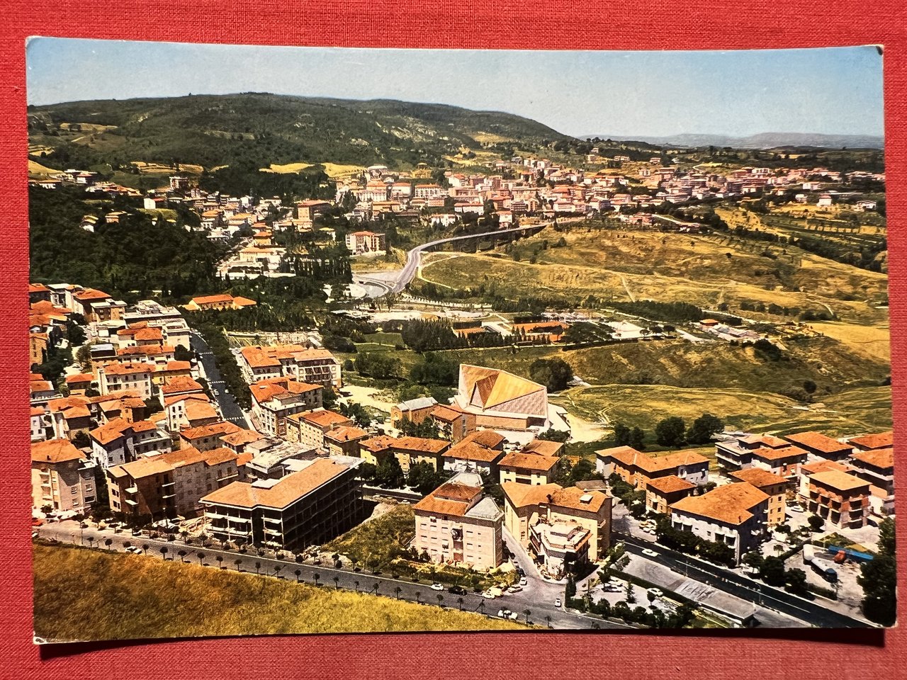 Cartolina - Chianciano Terme - Veduta Aerea della Città dalla …