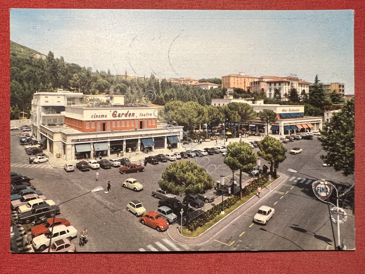 Cartolina - Chianciano Terme ( Siena ) - Piazza Italia …