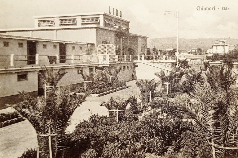 Cartolina - Chiavari - Lido - 1950