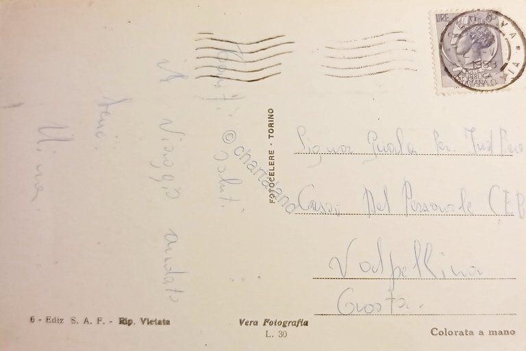 Cartolina - Chiavari - Panorama dall'alto - 1968