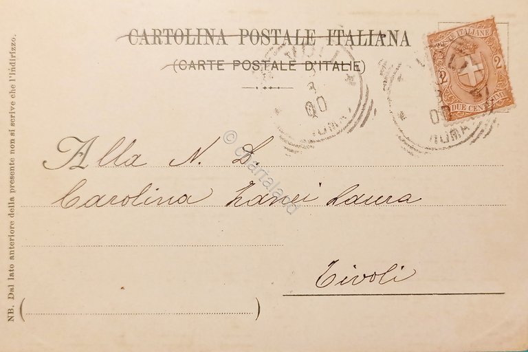 Cartolina - Chiesa di S. Croce in Gerusalemme - 1900