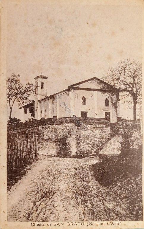 Cartolina - Chiesa di San Grato ( Sessant d'Asti ) …