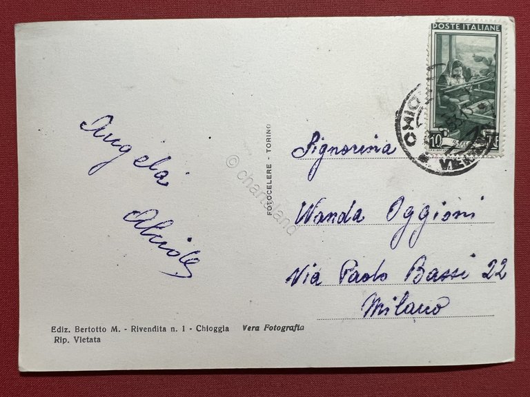 Cartolina - Chioggia ( Venezia ) - Canale S. Domenico … | Immagine Gallery 4