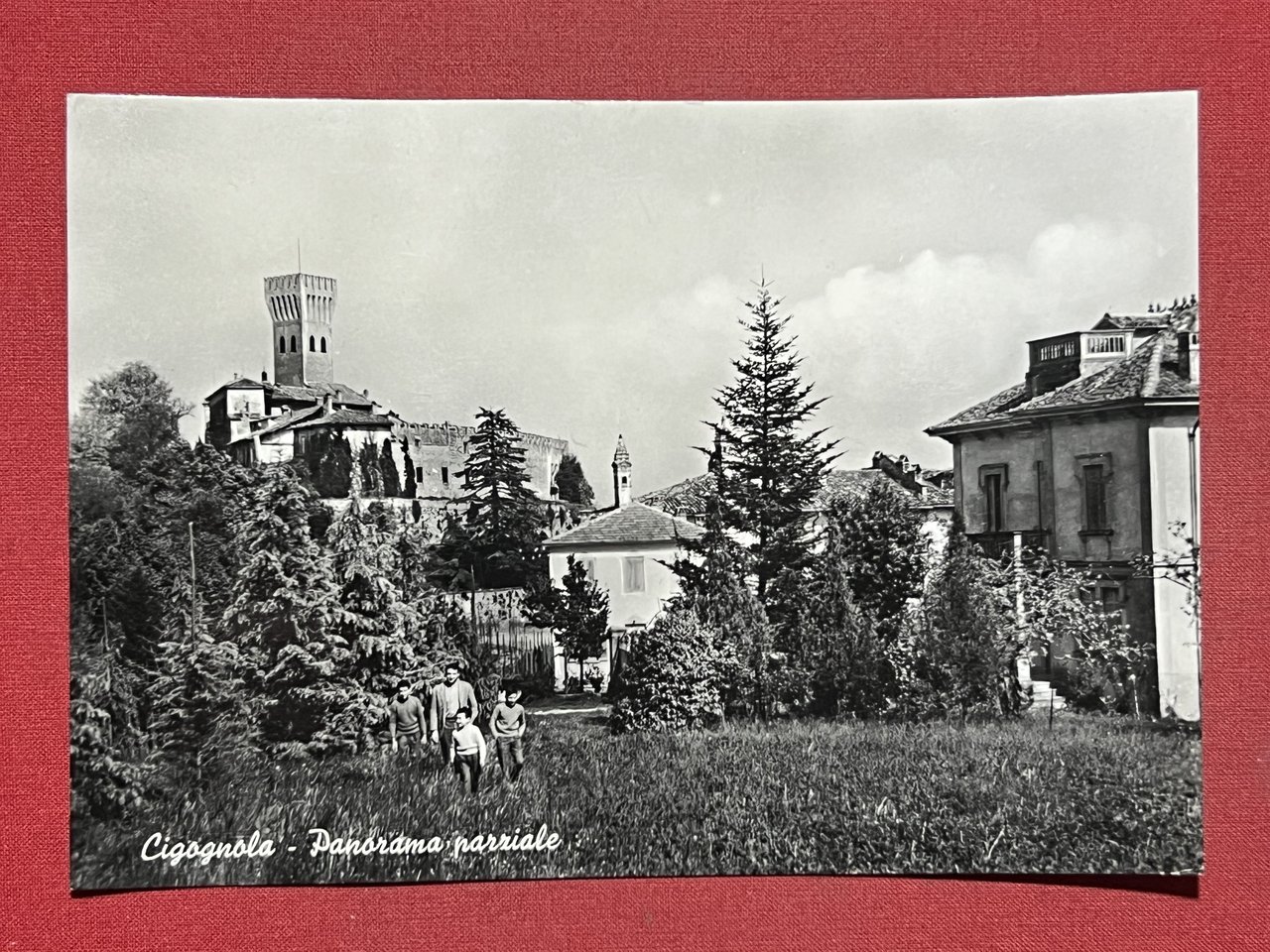 Cartolina - Cigognola ( Pavia ) - Panorama parziale 1959