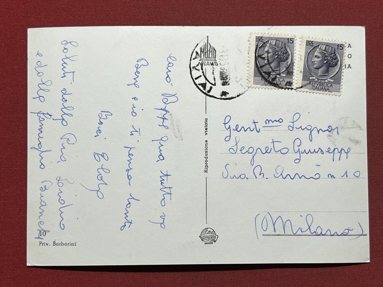 Cartolina - Cigognola ( Pavia ) - Panorama parziale 1959