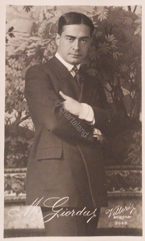Cartolina - Cinema - Attore M. Giordas - 1920 ca. | Immagine Gallery 2