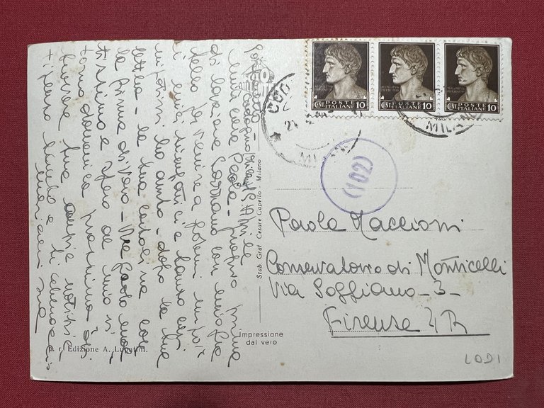 Cartolina - Codogno ( Lodi ) - Parco delle Rimembranze …