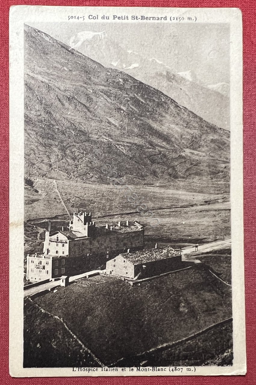 Cartolina - Col du Petit Saint-Bernard - L'Hospice Italien et …