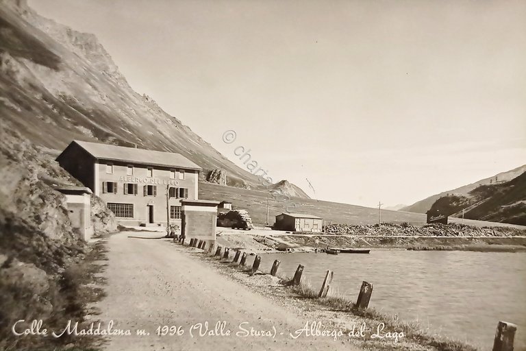 Cartolina - Colle della Maddalena (Valle Stura) - Albergo del …