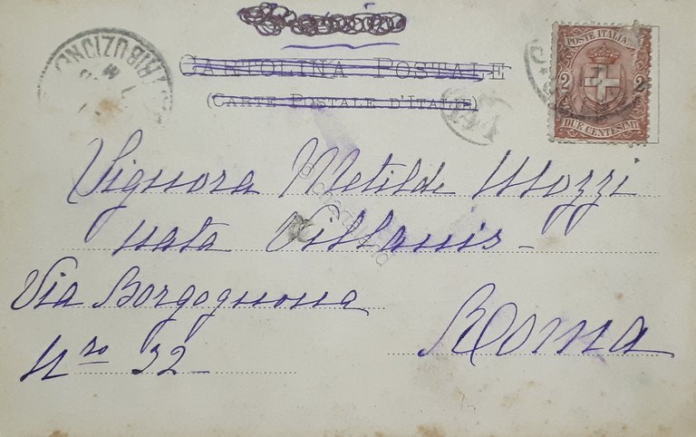 Cartolina - Collegno - Villa Audifredi - 1900 ca.