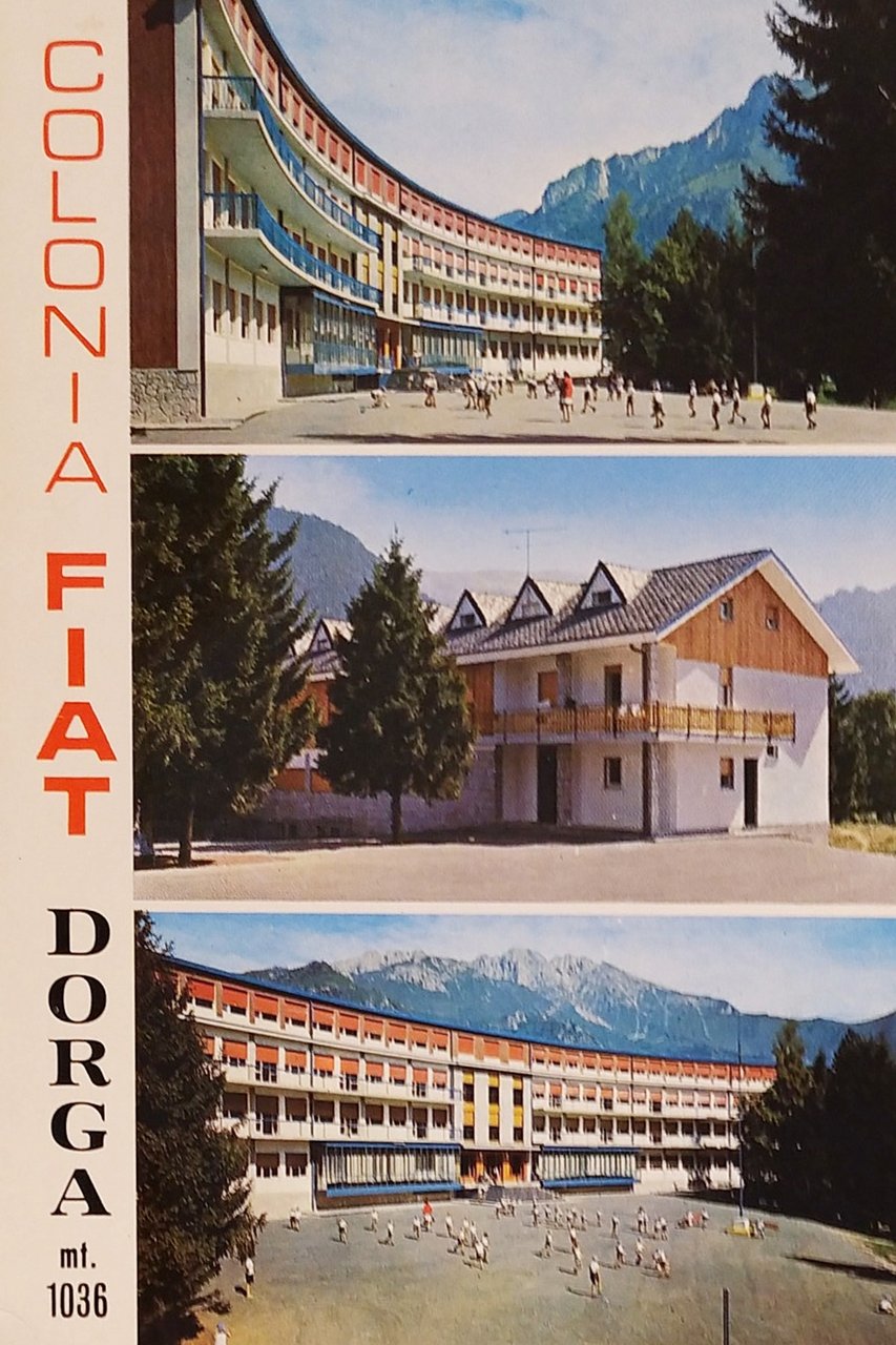 Cartolina - Colonia FIAT Dorga ( Bergamo ) - 1980 …
