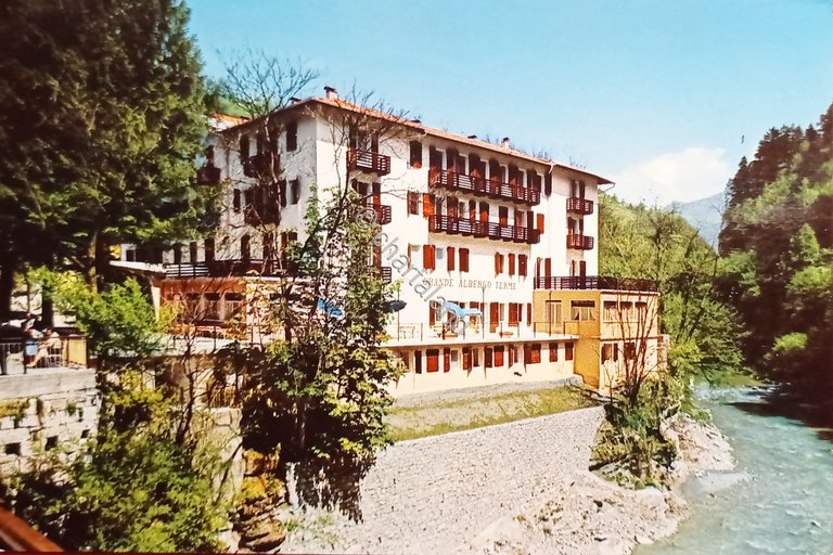 Cartolina - Comano Terme ( Trentino ) - Grande Albergo …