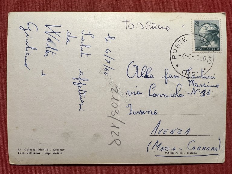 Cartolina - Comano ( Trento ) - Vedute diverse - …