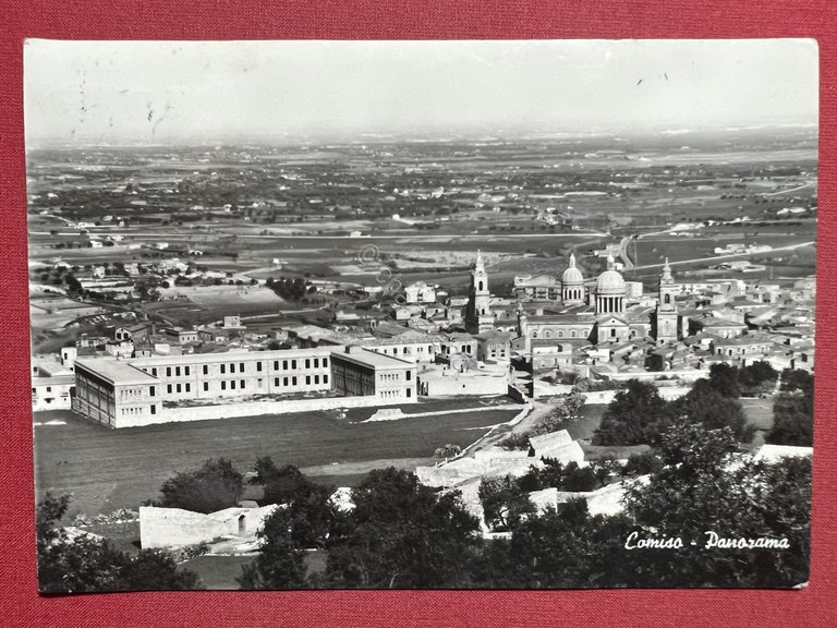 Cartolina - Comiso ( Ragusa ) - Panorama - 1959