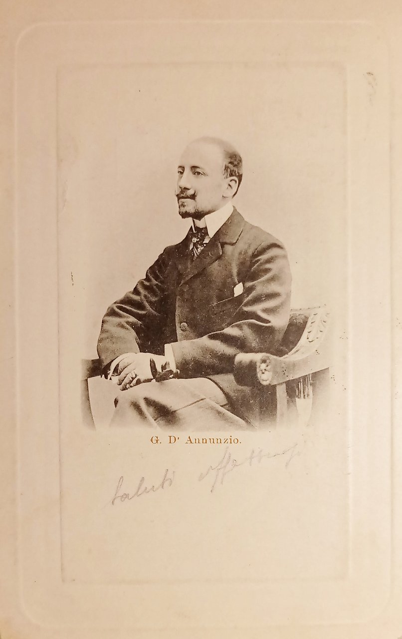 Cartolina - Commemorativa - G. D'Annunzio - 1902
