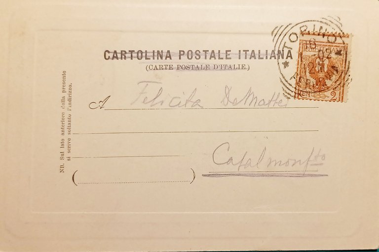 Cartolina - Commemorativa - G. D'Annunzio - 1902