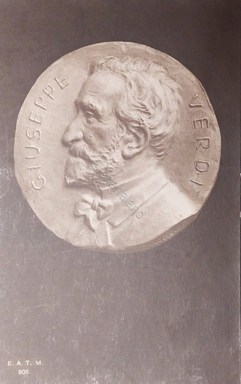 Cartolina - Commemorativa - Giuseppe Verdi - 1950