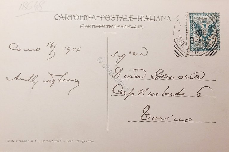 Cartolina - Como - Il Duomo - 1906