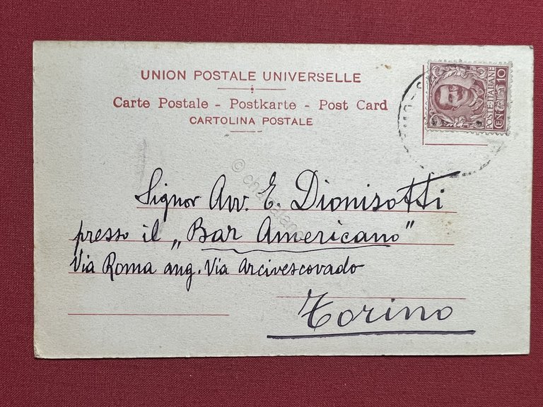 Cartolina - Como - Panorama dal Battello - 1905