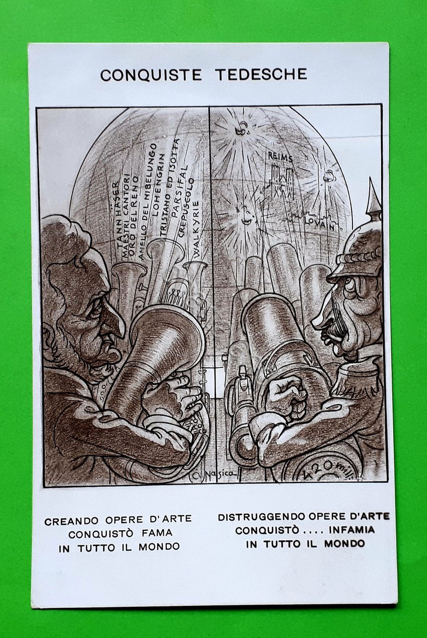 Cartolina - Conquiste Tedesche - Illustratori - Militaria - 1915
