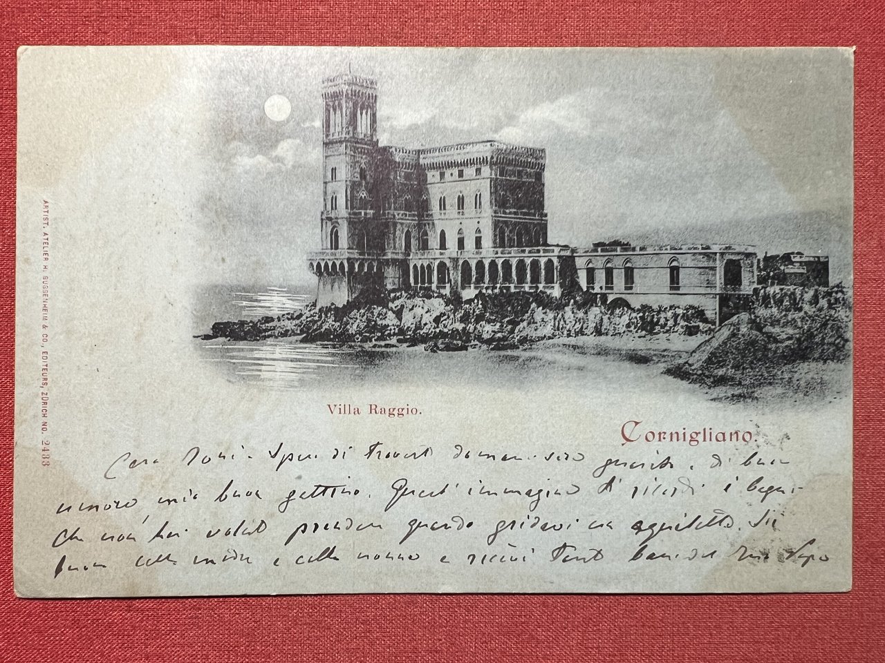 Cartolina - Cornigliano ( Genova ) - Villa Raggio - … | Immagine principale