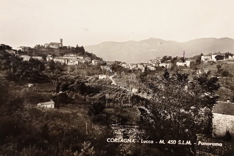 Cartolina - Corsagna - Lucca - Panorama - 1968