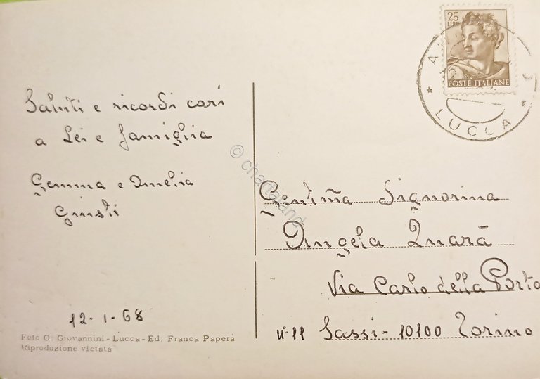 Cartolina - Corsagna ( Lucca ) - Panorama - 1968