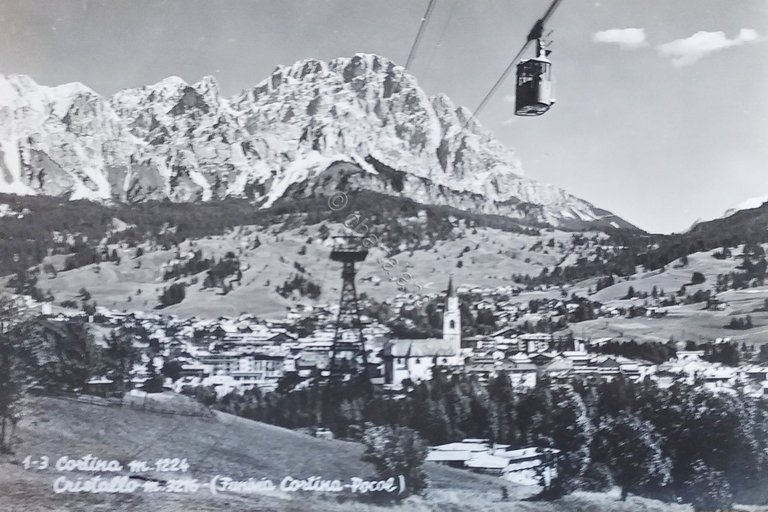 Cartolina - Cortina - Cristallo - Funivia Cortina Pocol - …