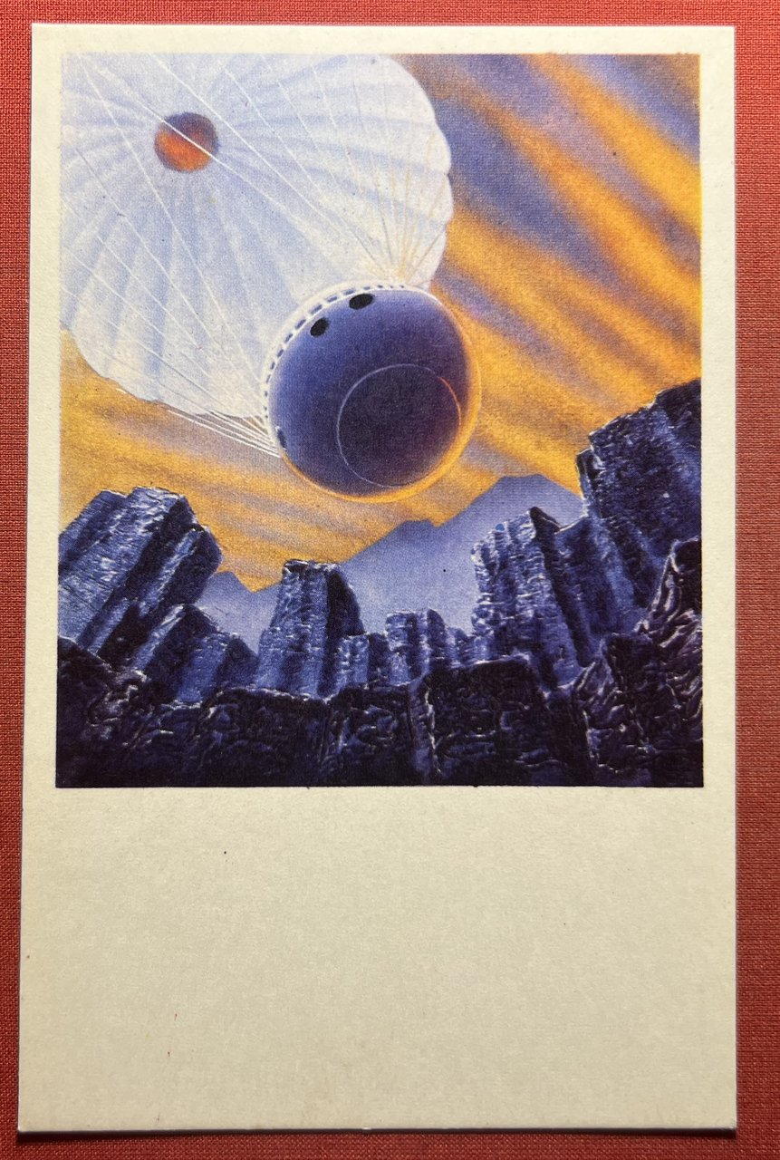 Cartolina - Cosmonautica Sovietica - Atterraggio su Venere - 1969