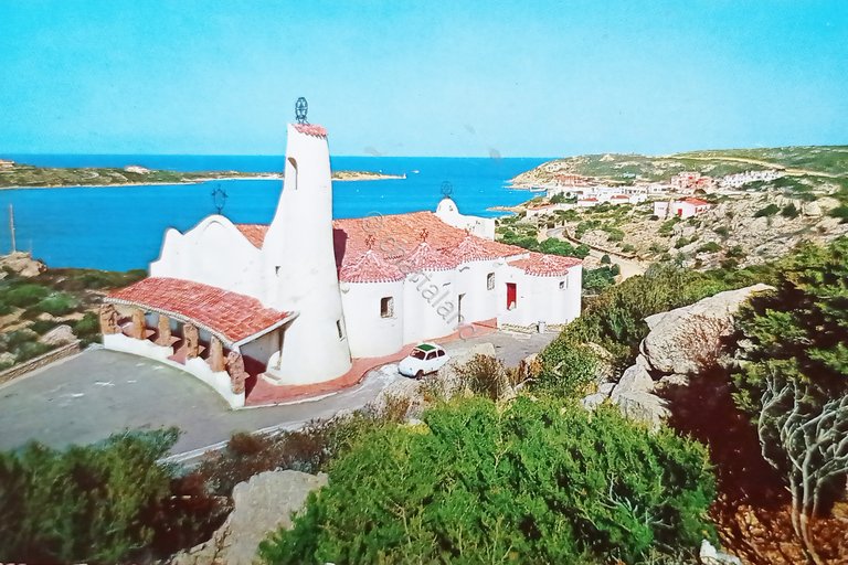 Cartolina - Costa Smeralda ( Porto Cervo ) - Chiesa …