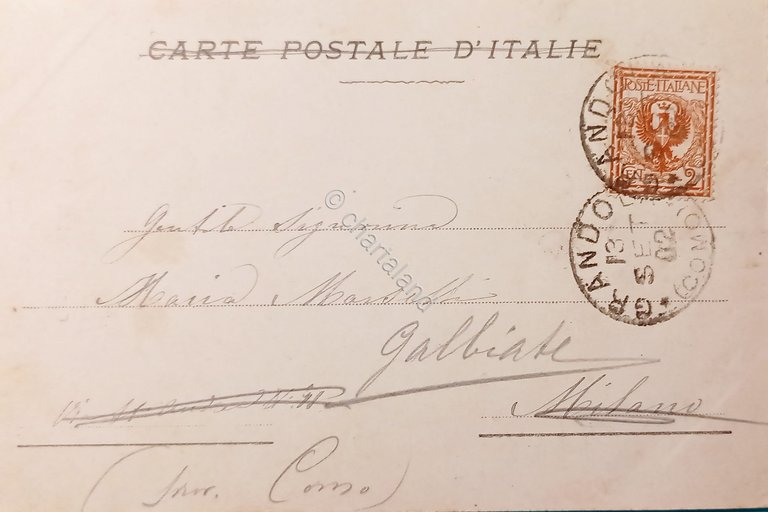 Cartolina - Costumi Calabresi - 1902 | Immagine Gallery 4