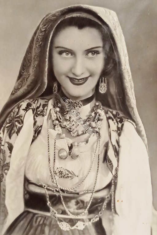 Cartolina - Costumi Sardi - Dorgali - 1953