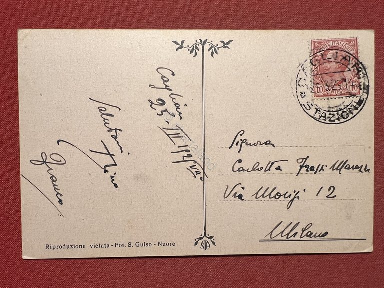 Cartolina - Costumi Sardi - Oliena ( Nuoro ) - …