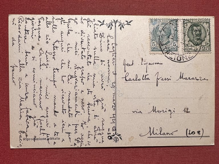 Cartolina - Costumi Sardi - Oliena ( Nuoro ) - …