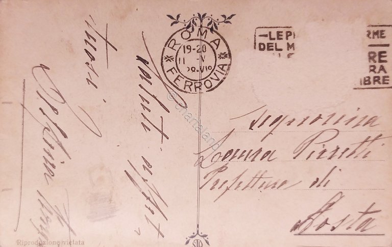 Cartolina - Costumi Sardi - Pastore di Gallura - 1928