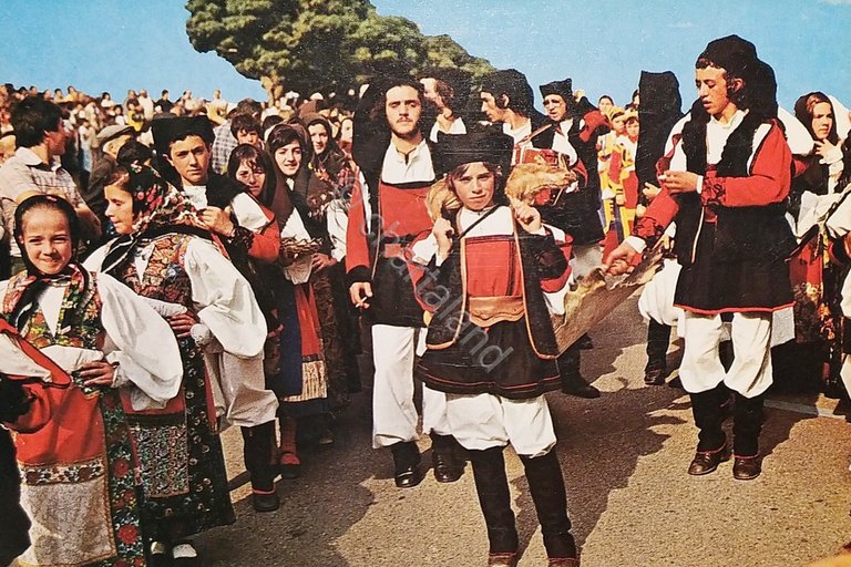 Cartolina - Costumi Sardi - Tonara - 1980