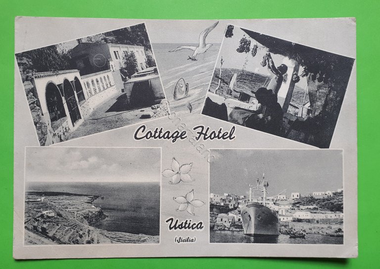 Cartolina - Cottage Hotel - Ustica - Sicilia - 1960 …