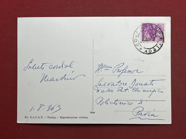 Cartolina - Courmayeur - Crepacci al Colle del Gigante - …