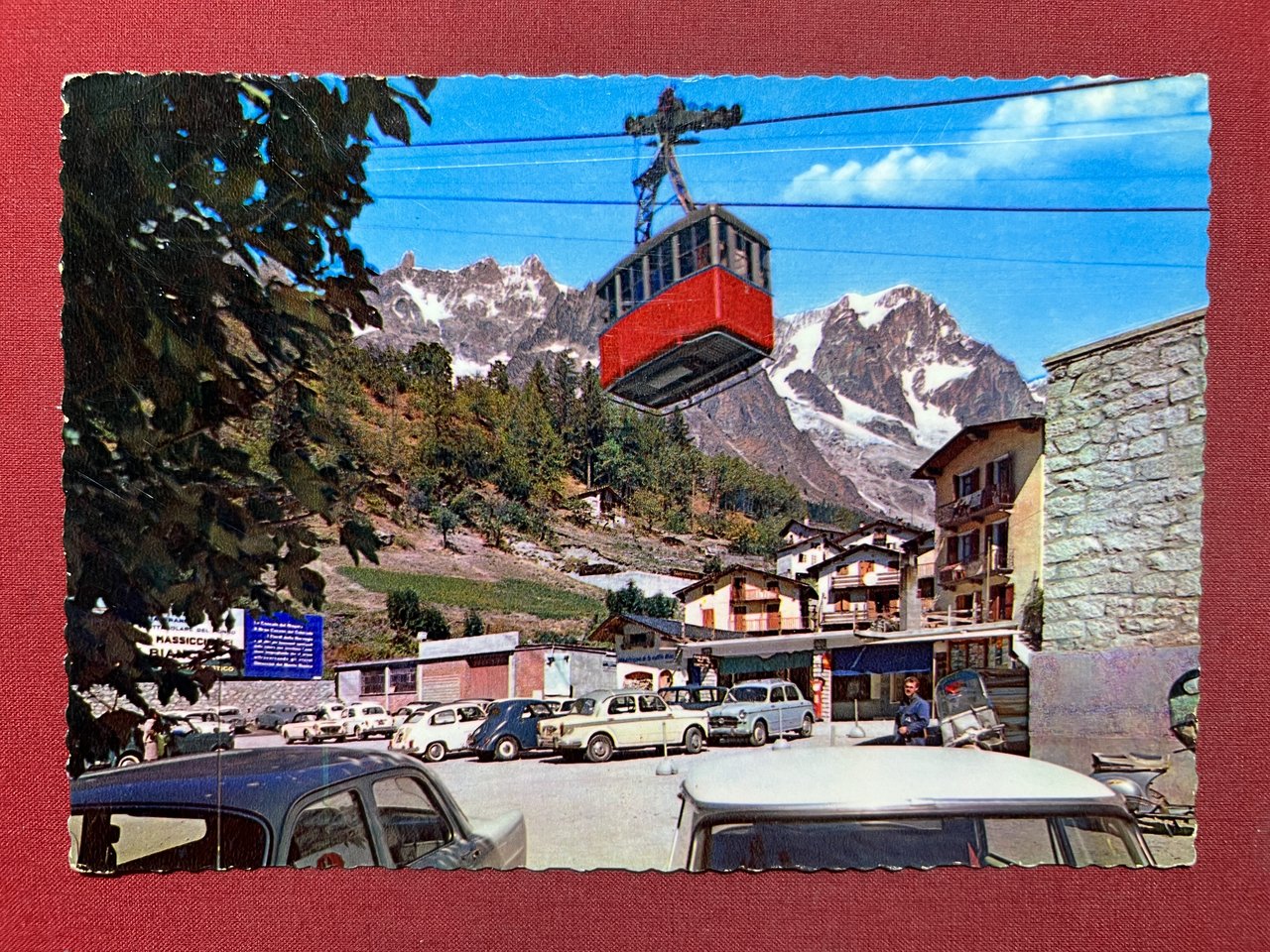 Cartolina - Courmayeur - La Palud - Piazzale della Funivia …