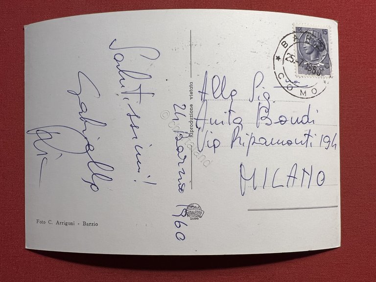Cartolina - Cremeno ( Lecco ) - Il Glubino - …