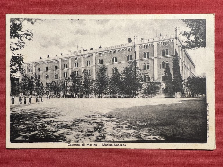 Cartolina - Croazia - Pola - Caserma di Marina - …