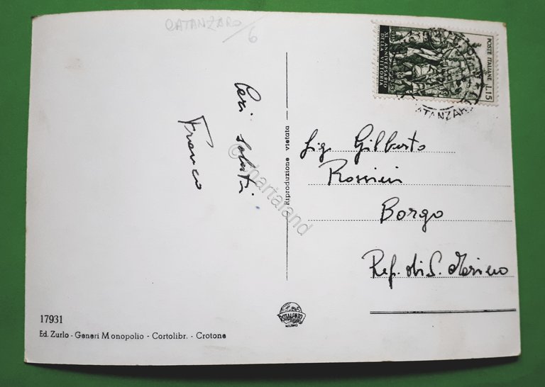 Cartolina - Crotone - Viale Cristoforo Colombo - Spiaggia balneare …