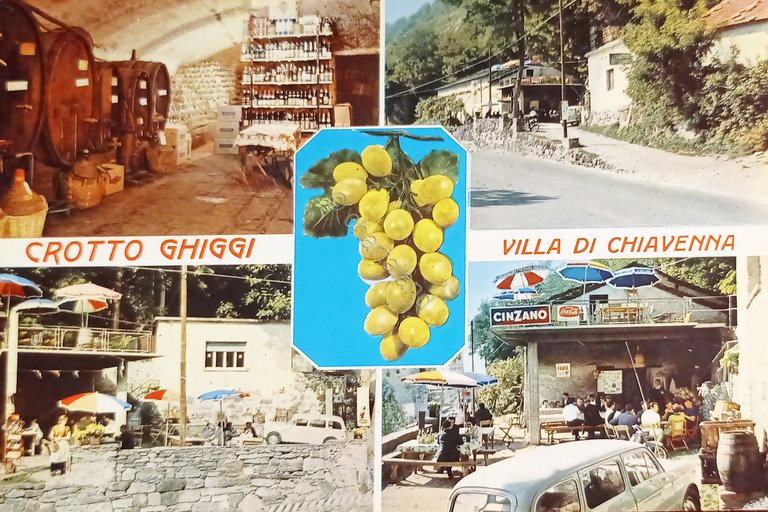 Cartolina - Crotto Ghiggi - Villa di Chiavenna (Sondrio) - …