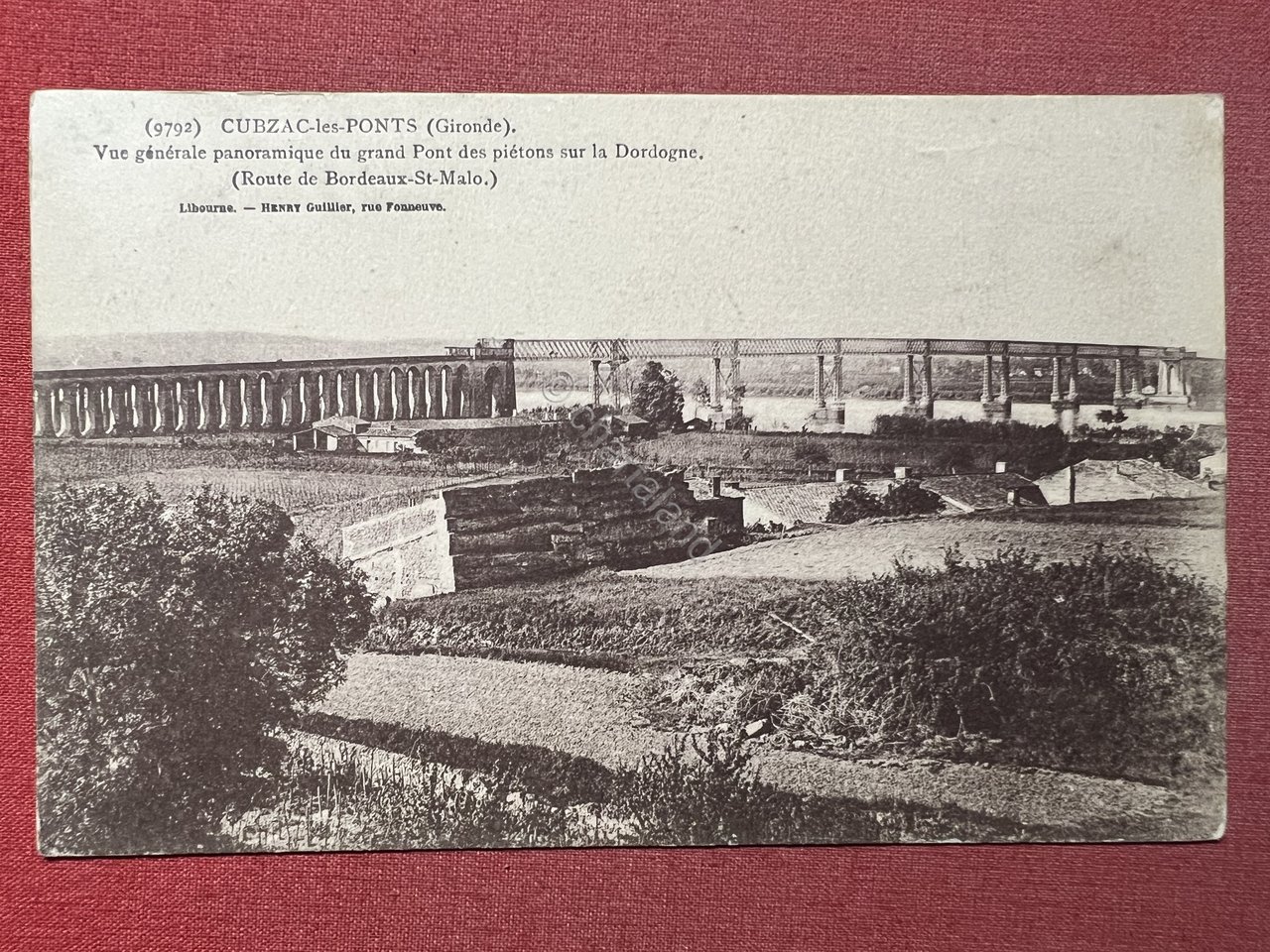 Cartolina - Cubzac-les-Ponts ( Gironde ) - Vue Generale du …
