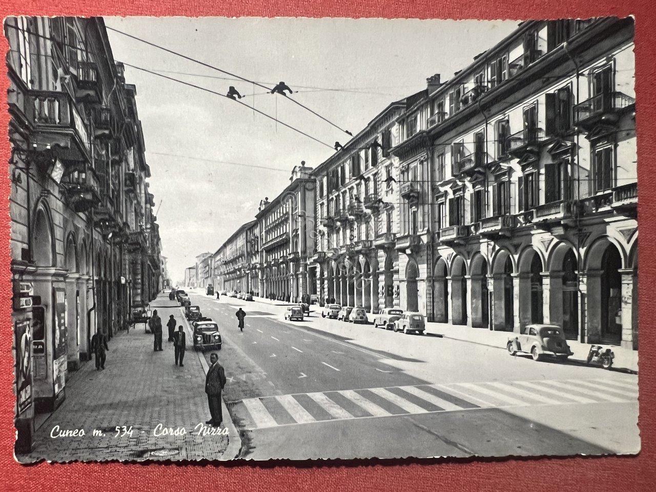 Cartolina - Cuneo - Corso Nizza - 1950 ca.