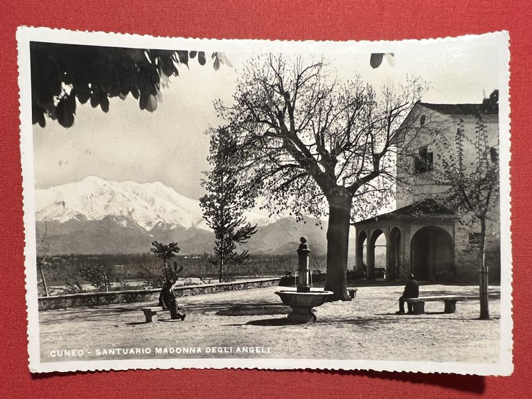 Cartolina - Cuneo - Santuario Madonna degli Angeli - 1940